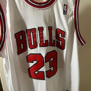Men's Chicago Bulls Michael Jordan Mitchell & Ness White 1997/98 Hardwood Classi